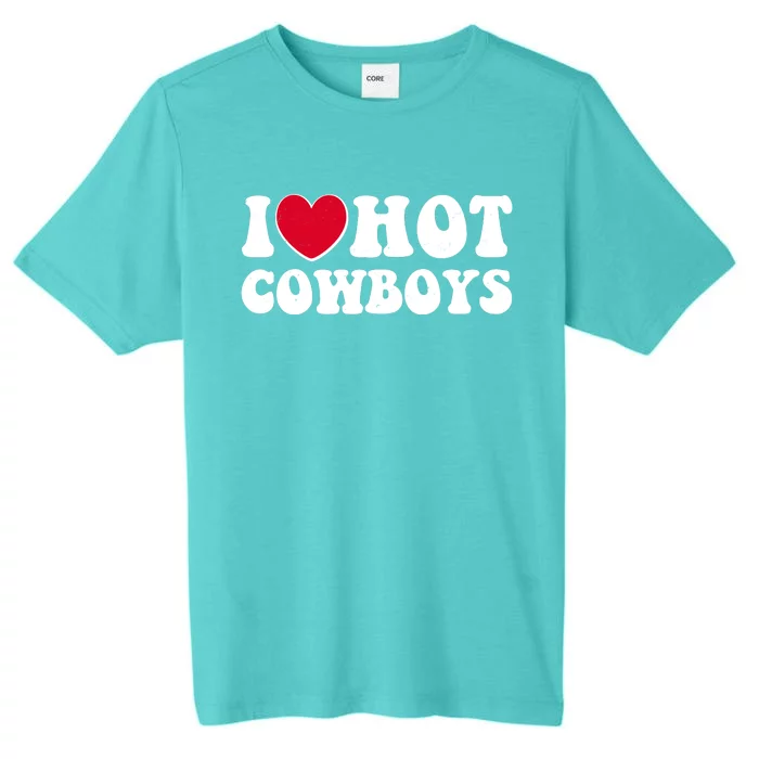 I Heart Love Hot Cowboys ChromaSoft Performance T-Shirt