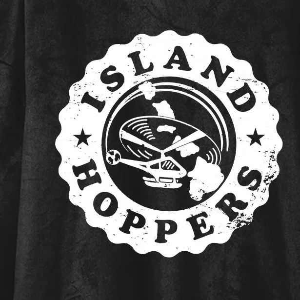 Island Hoppers Logo Hooded Wearable Blanket