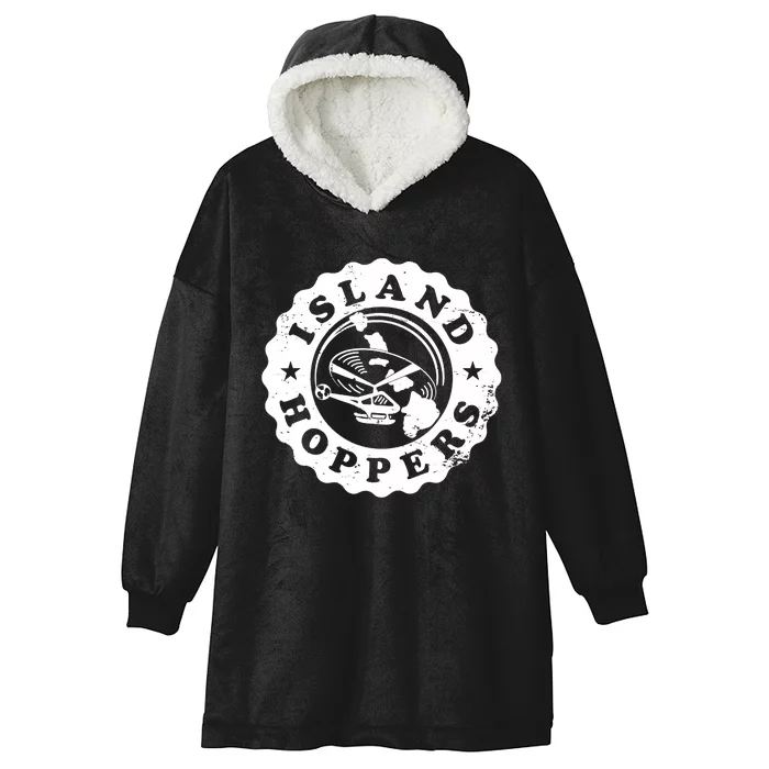 Island Hoppers Logo Hooded Wearable Blanket