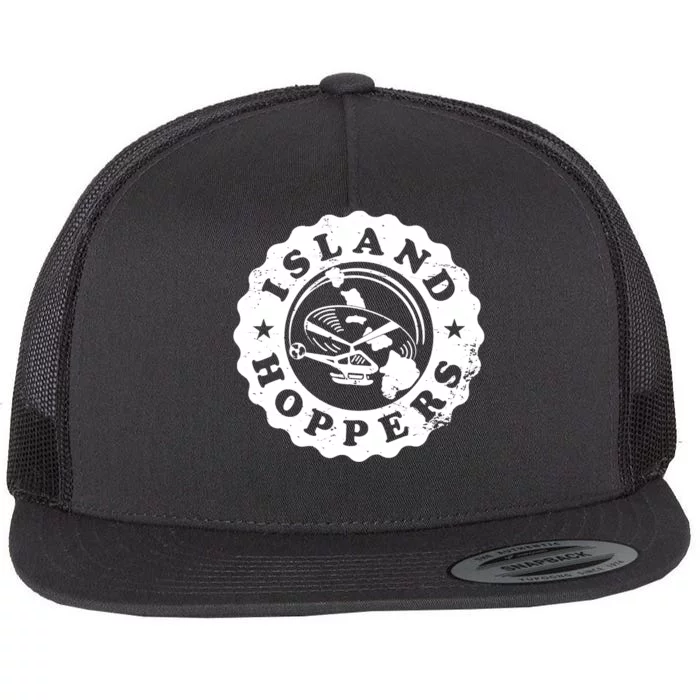 Island Hoppers Logo Flat Bill Trucker Hat