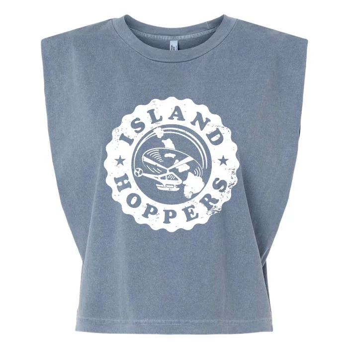 Island Hoppers Logo Garment-Dyed Women's Muscle Tee