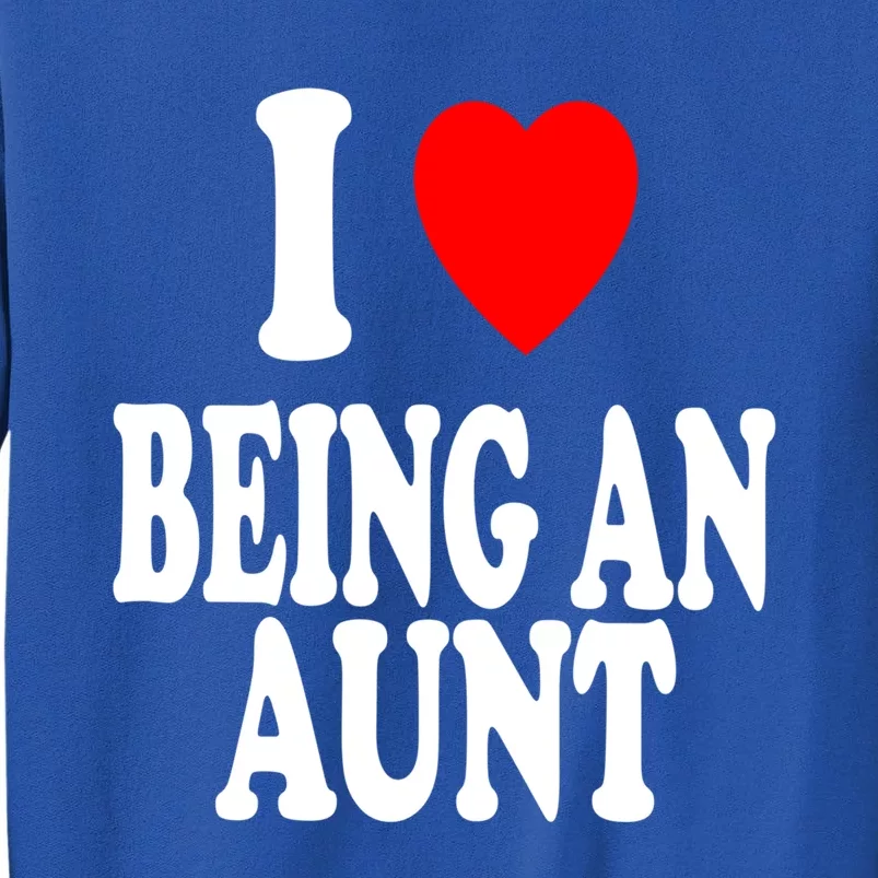 I Heart (Love) Being An Aunt Gift Sweatshirt