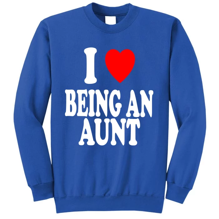 I Heart (Love) Being An Aunt Gift Sweatshirt