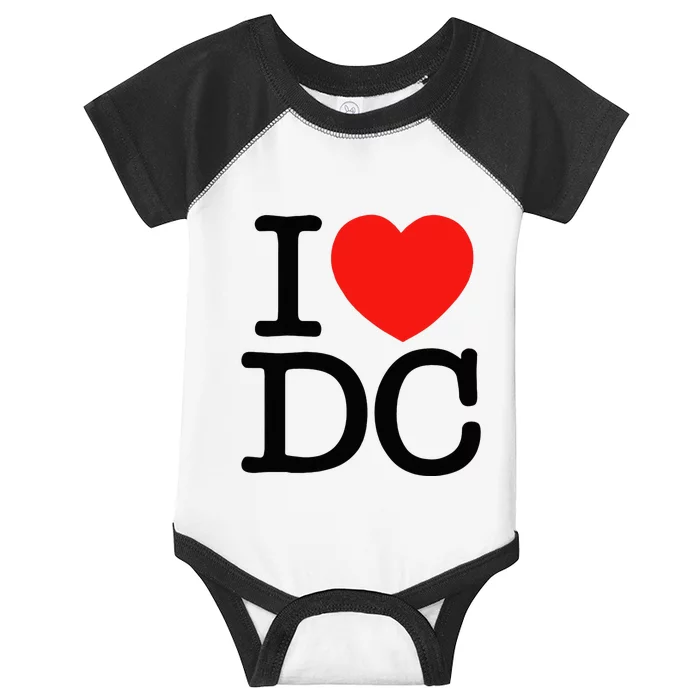 I Heart Love Washington Wa Dc Infant Baby Jersey Bodysuit