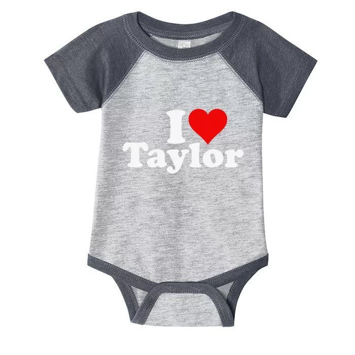 I HEART LOVE TAYLOR Infant Baby Jersey Bodysuit