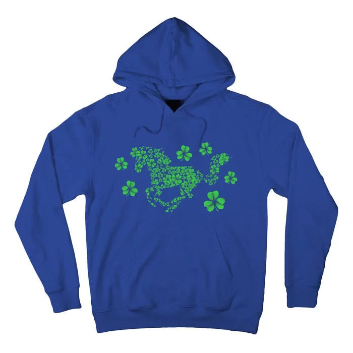 Irish Horse Lover Horseback Riding Equestrian Rider Shamrock Meaningful Gift Tall Hoodie