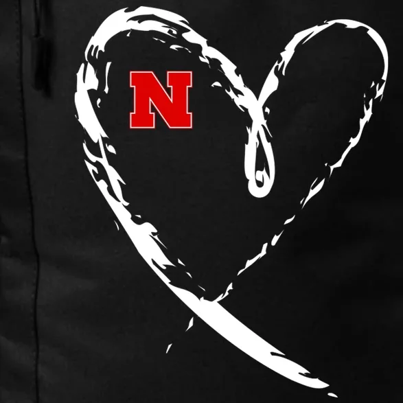 I Heart Love Nebraska Football Daily Commute Backpack