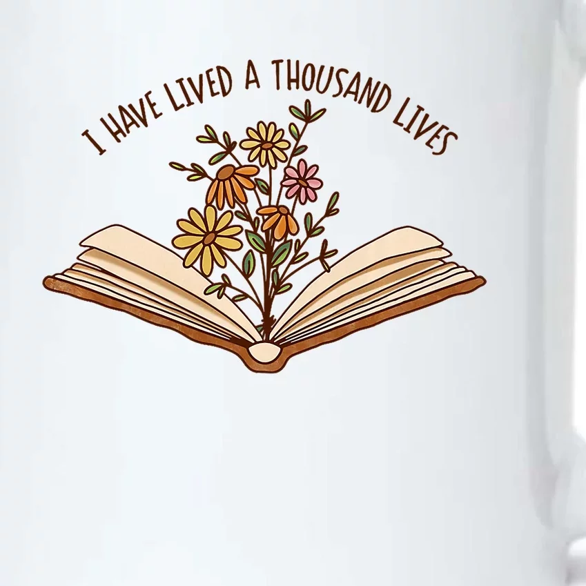 I Have Lived A Thousand Lives Bookworm Reading Book Black Color Changing Mug