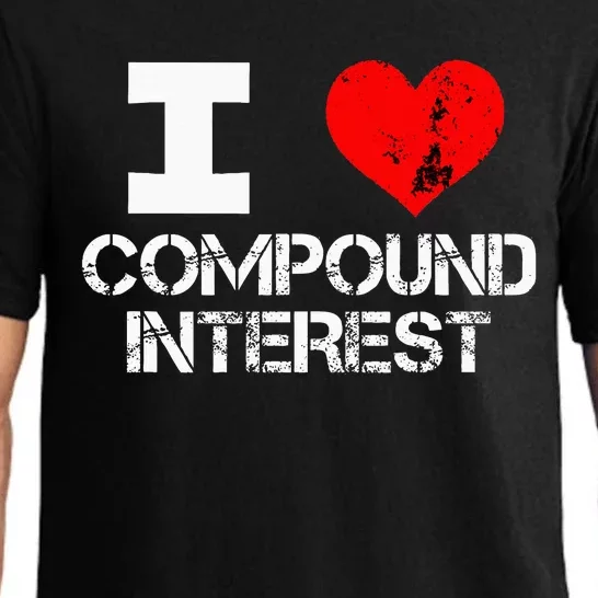 I Heart Love Compound Interest Financial Literacy Campaign Pajama Set