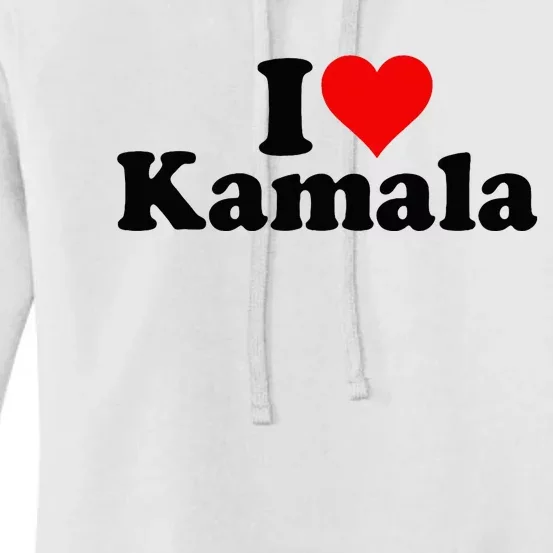 I Heart Love Kamala Harris Women's Pullover Hoodie