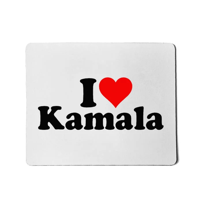 I Heart Love Kamala Harris Mousepad