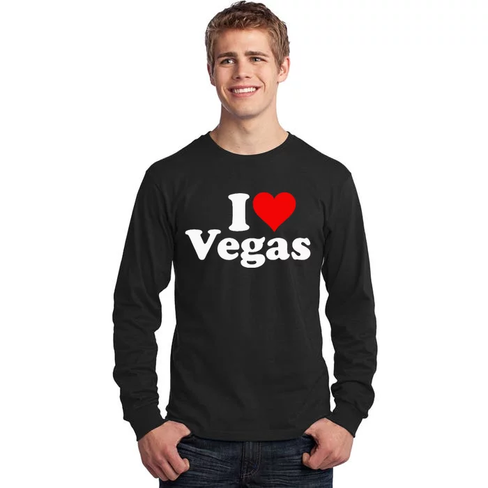 I Heart Love Las Vegas Nevada Tall Long Sleeve T-Shirt