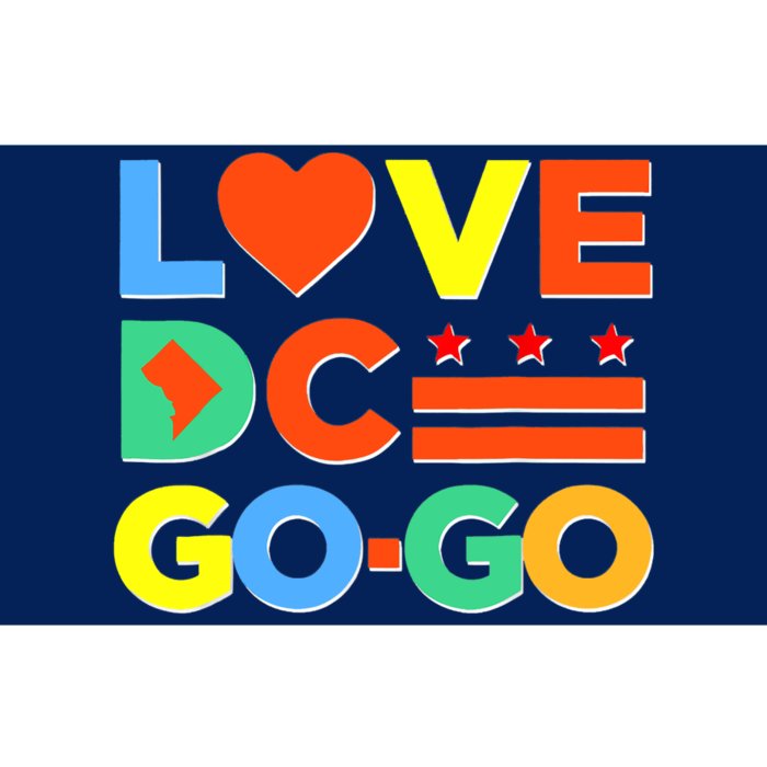 I Heart Love DC Washington D.C I Love Go Go Graphics Bumper Sticker