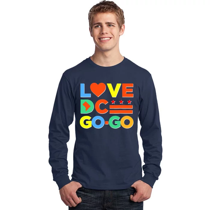 I Heart Love DC Washington D.C I Love Go Go Graphics Tall Long Sleeve T-Shirt