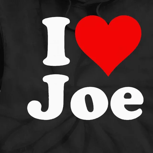 I Heart Love Joe Joseph Tie Dye Hoodie