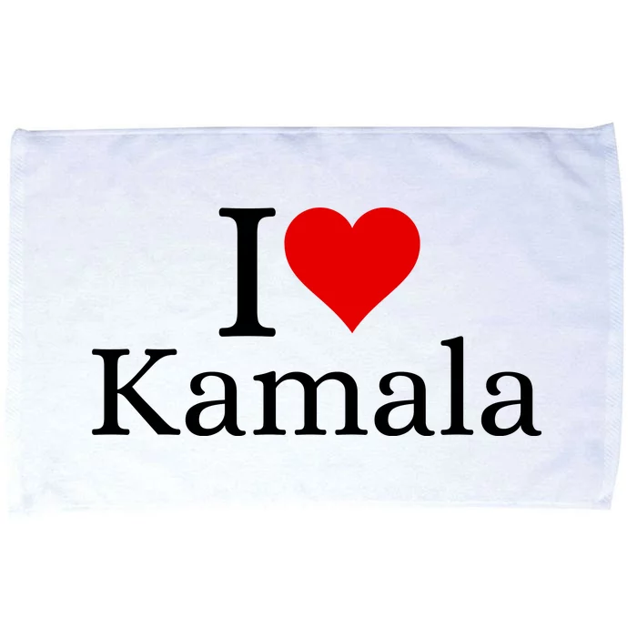 I Heart Love Kamala Harris Microfiber Hand Towel