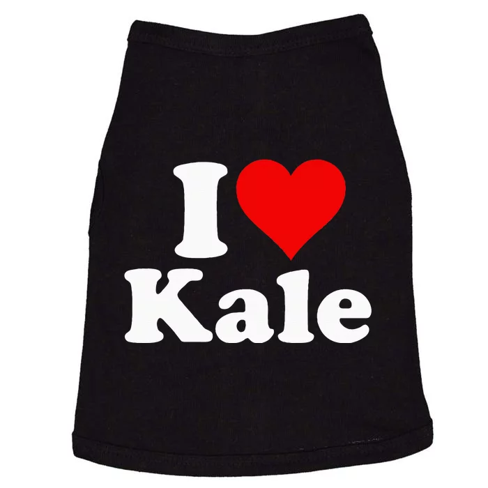 I Heart Love Kale Doggie Tank