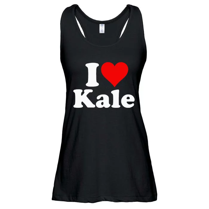 I Heart Love Kale Ladies Essential Flowy Tank