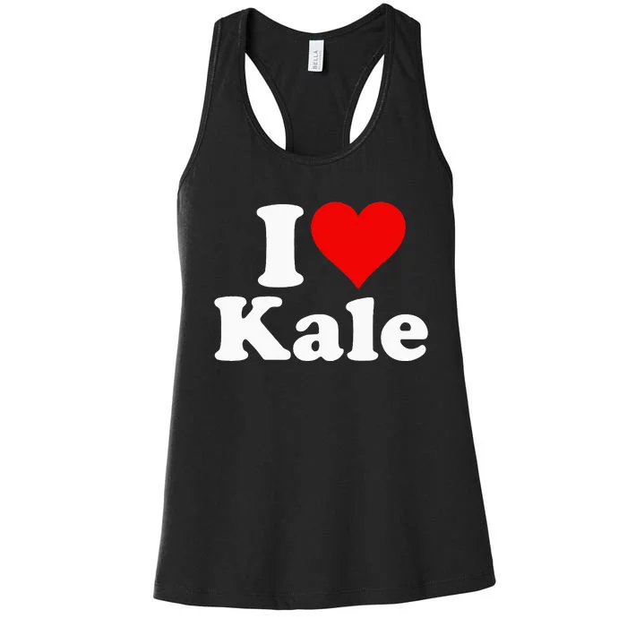 I Heart Love Kale Women's Racerback Tank