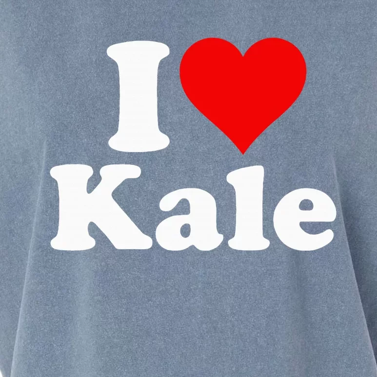 I Heart Love Kale Garment-Dyed Women's Muscle Tee