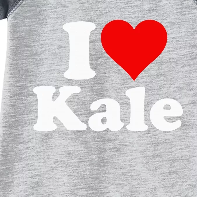 I Heart Love Kale Infant Baby Jersey Bodysuit