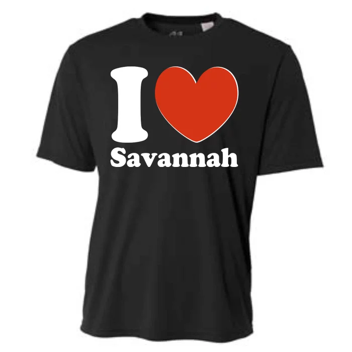 I Heart Love Savannah Cooling Performance Crew T-Shirt