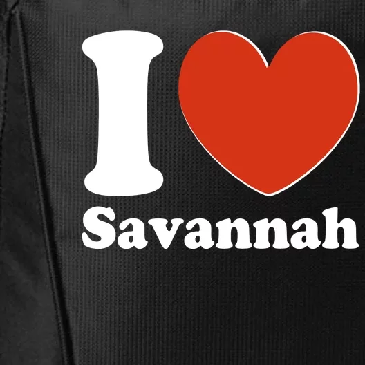 I Heart Love Savannah City Backpack