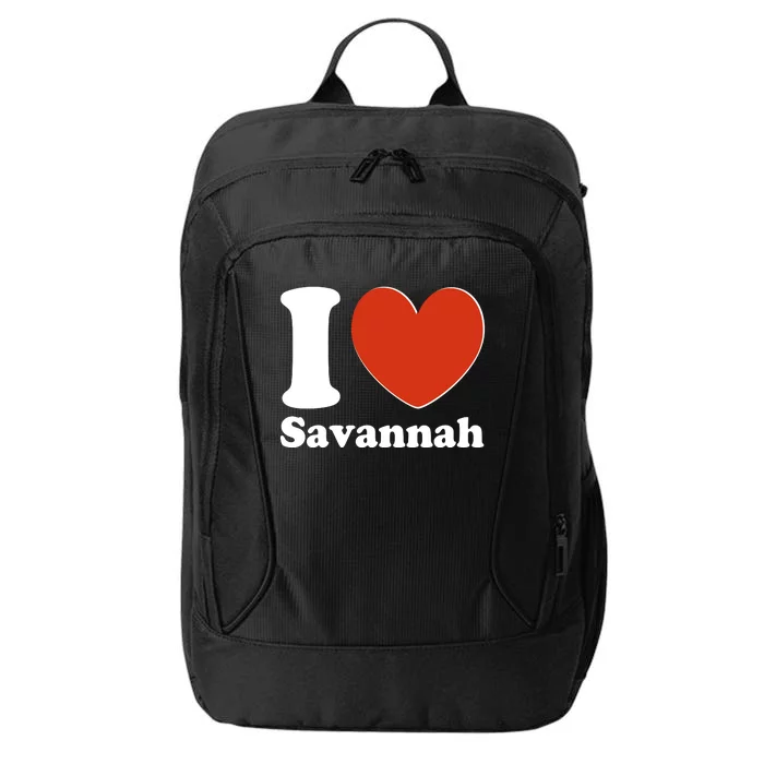 I Heart Love Savannah City Backpack