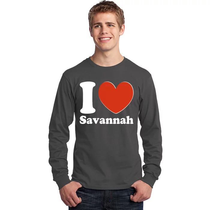 I Heart Love Savannah Long Sleeve Shirt