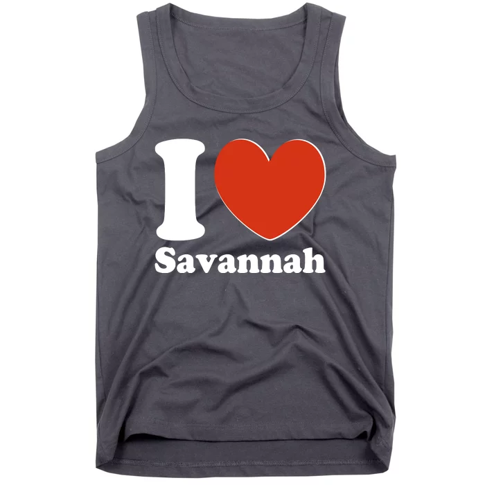 I Heart Love Savannah Tank Top