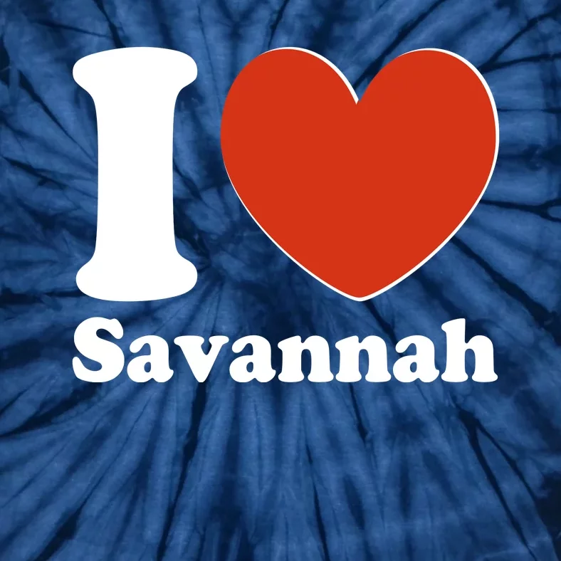 I Heart Love Savannah Tie-Dye T-Shirt