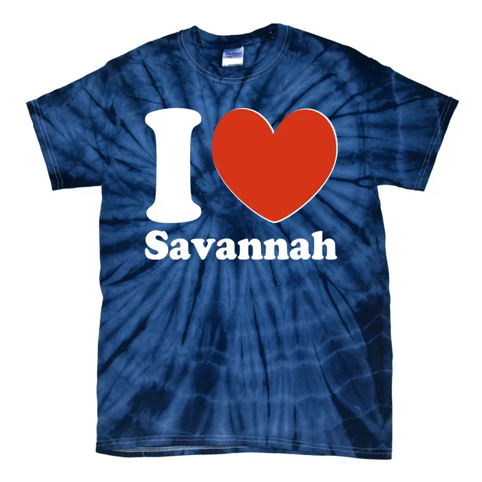 I Heart Love Savannah Tie-Dye T-Shirt