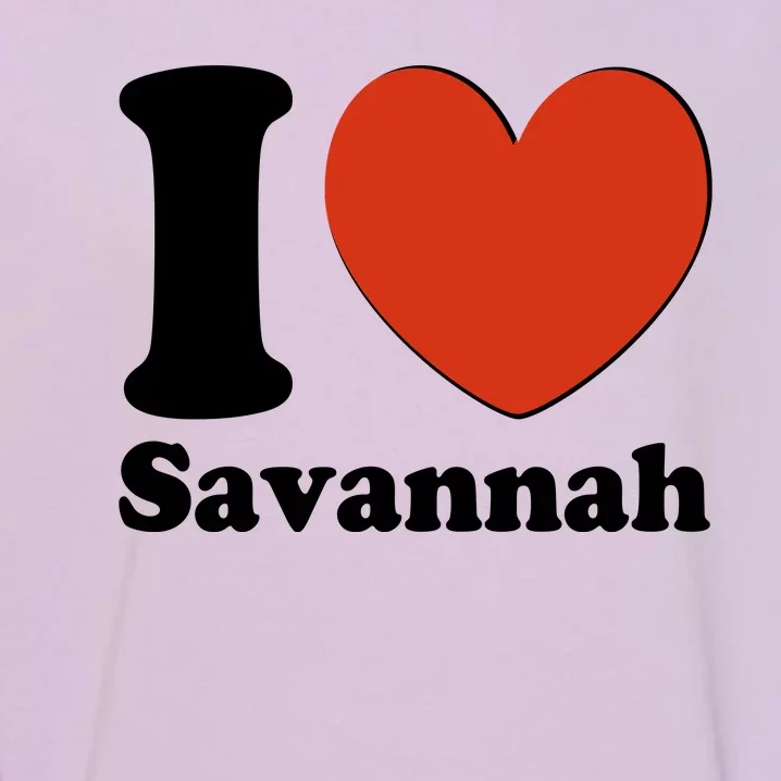 I Heart Love Savannah Garment-Dyed Sweatshirt