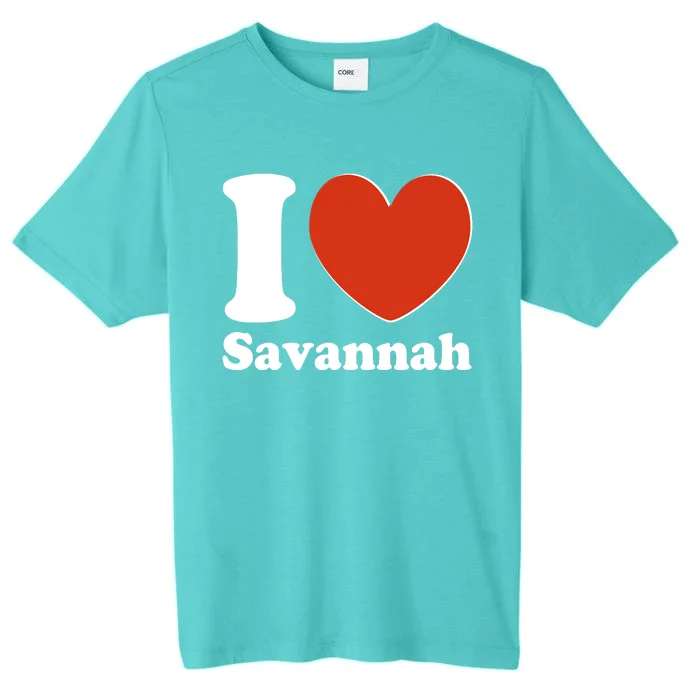 I Heart Love Savannah ChromaSoft Performance T-Shirt