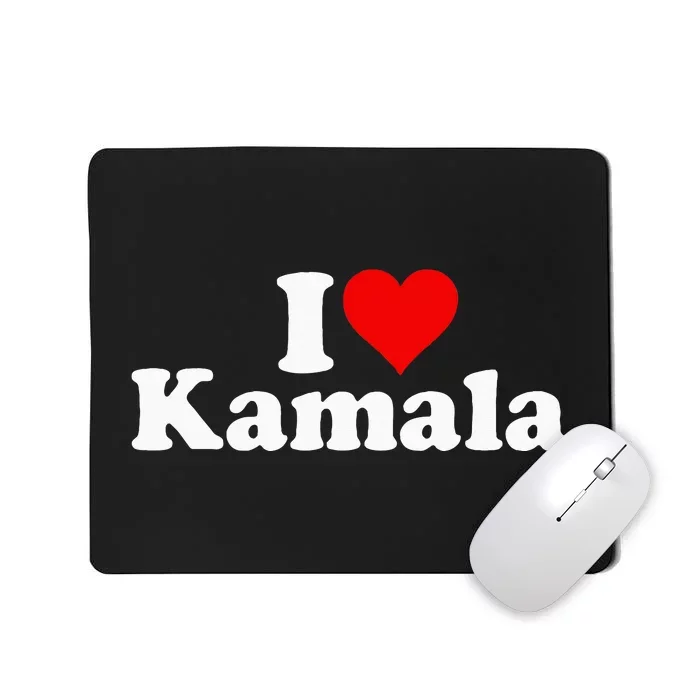 I Heart Love Kamala Harris Mousepad