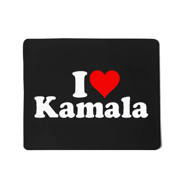 I Heart Love Kamala Harris Mousepad