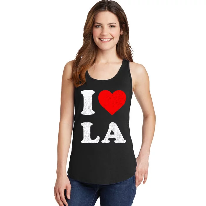 I Heart La Souvenir Ladies Essential Tank