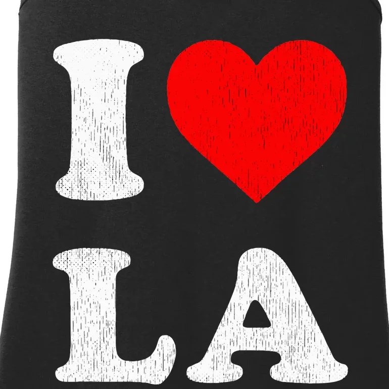 I Heart La Souvenir Ladies Essential Tank