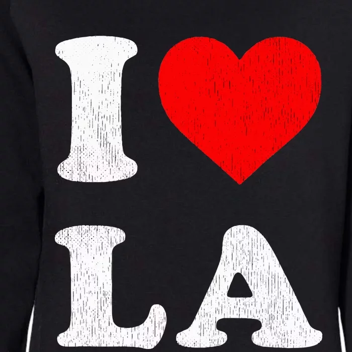 I Heart La Souvenir Womens California Wash Sweatshirt