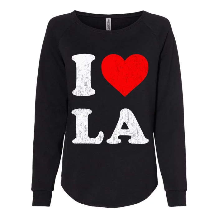 I Heart La Souvenir Womens California Wash Sweatshirt