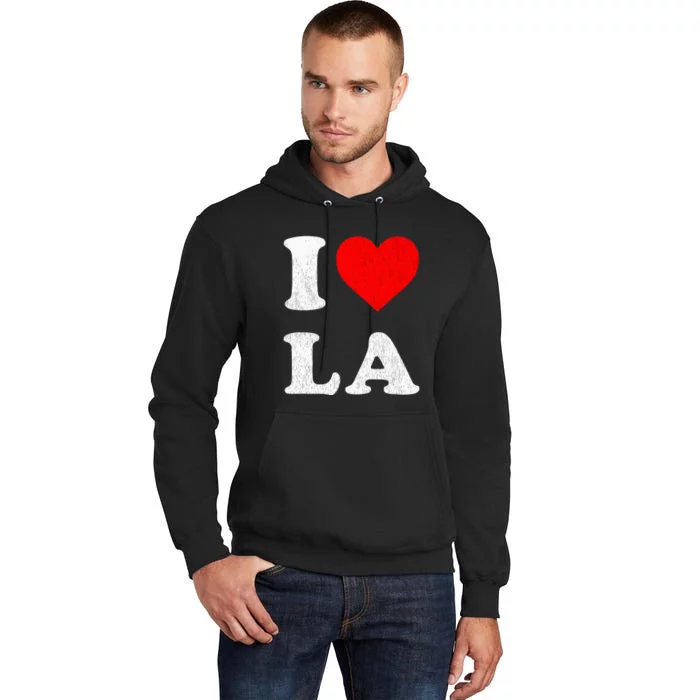 I Heart La Souvenir Tall Hoodie