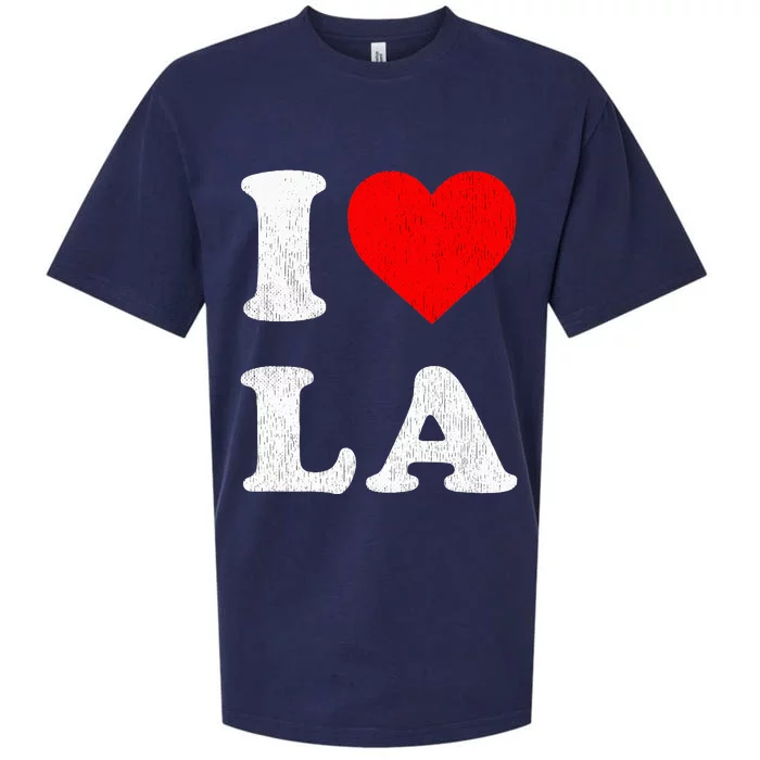 I Heart La Souvenir Sueded Cloud Jersey T-Shirt