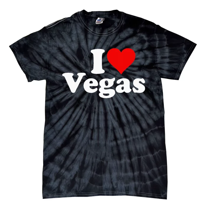 I HEART LOVE LAS VEGAS NEVADA Tie-Dye T-Shirt