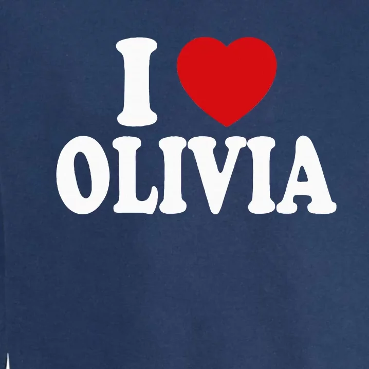 I Heart Love Olivia Garment-Dyed Sweatshirt