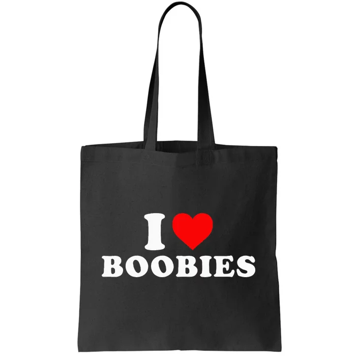 I Heart Love Boobies Tote Bag