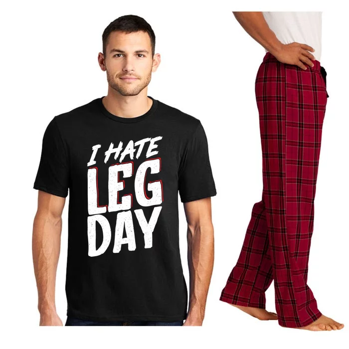 I Hate Leg Day Workout Wheelchair Cool Gift Pajama Set