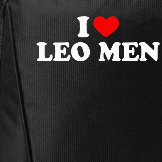 I Heart Leo M.E.N Funny Zodiac Sign City Backpack