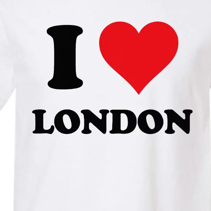 I Heart London First Name I Love Personalized Stuff Garment-Dyed Heavyweight T-Shirt