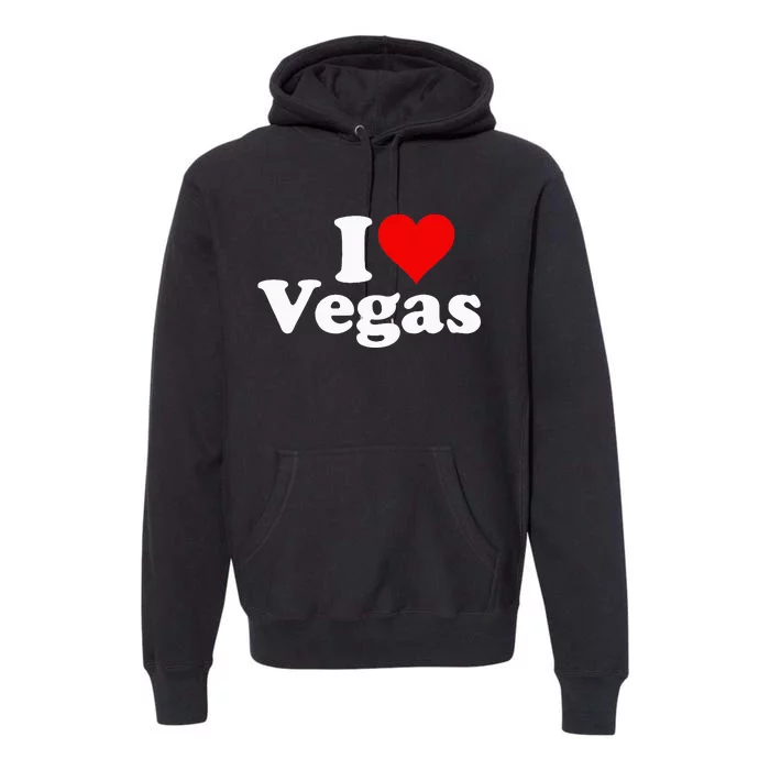 I Heart Love Las Vegas Nevada Premium Hoodie