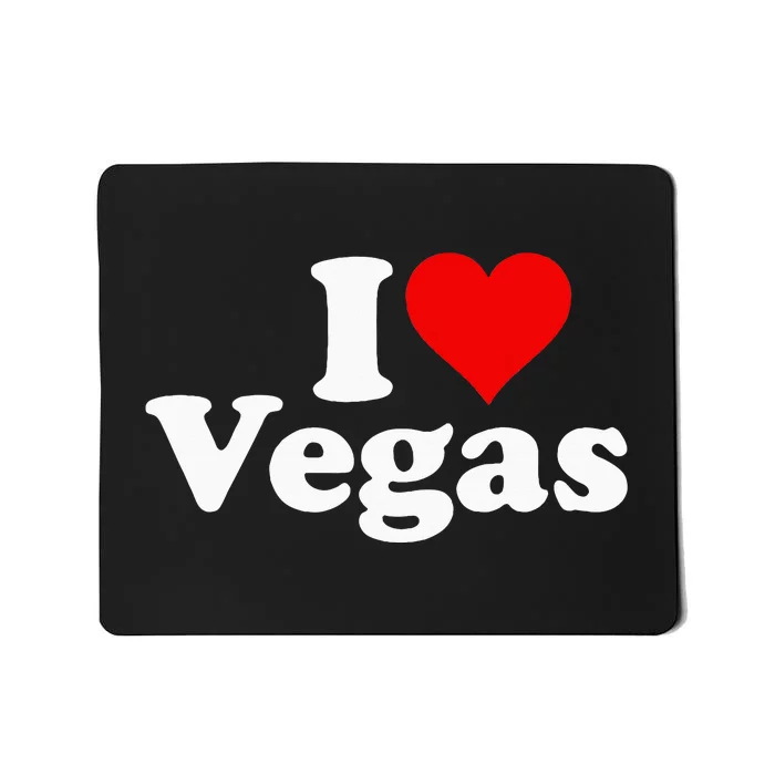 I Heart Love Las Vegas Nevada Mousepad